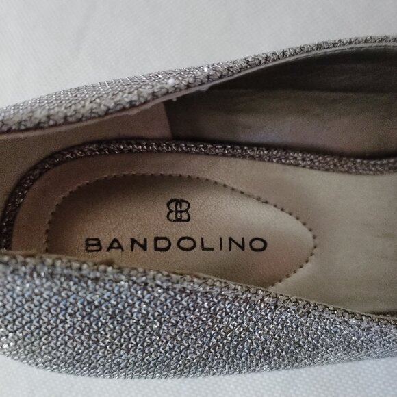 Bandolino Gold Sparkly Claire chunky-heel pumps  EUC - Picture 9 of 11